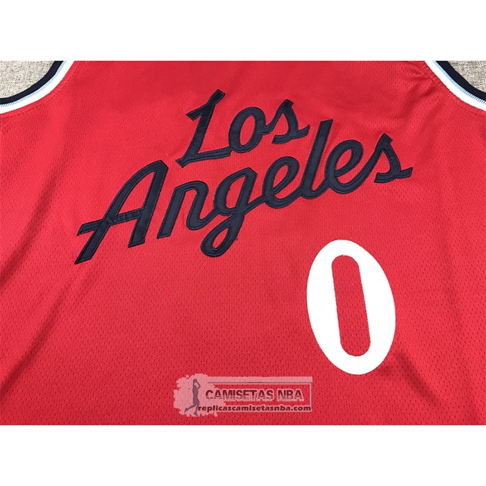 Camiseta Los Angeles Clippers Russell Westbrook NO 0 Statement 2024-25 Rojo